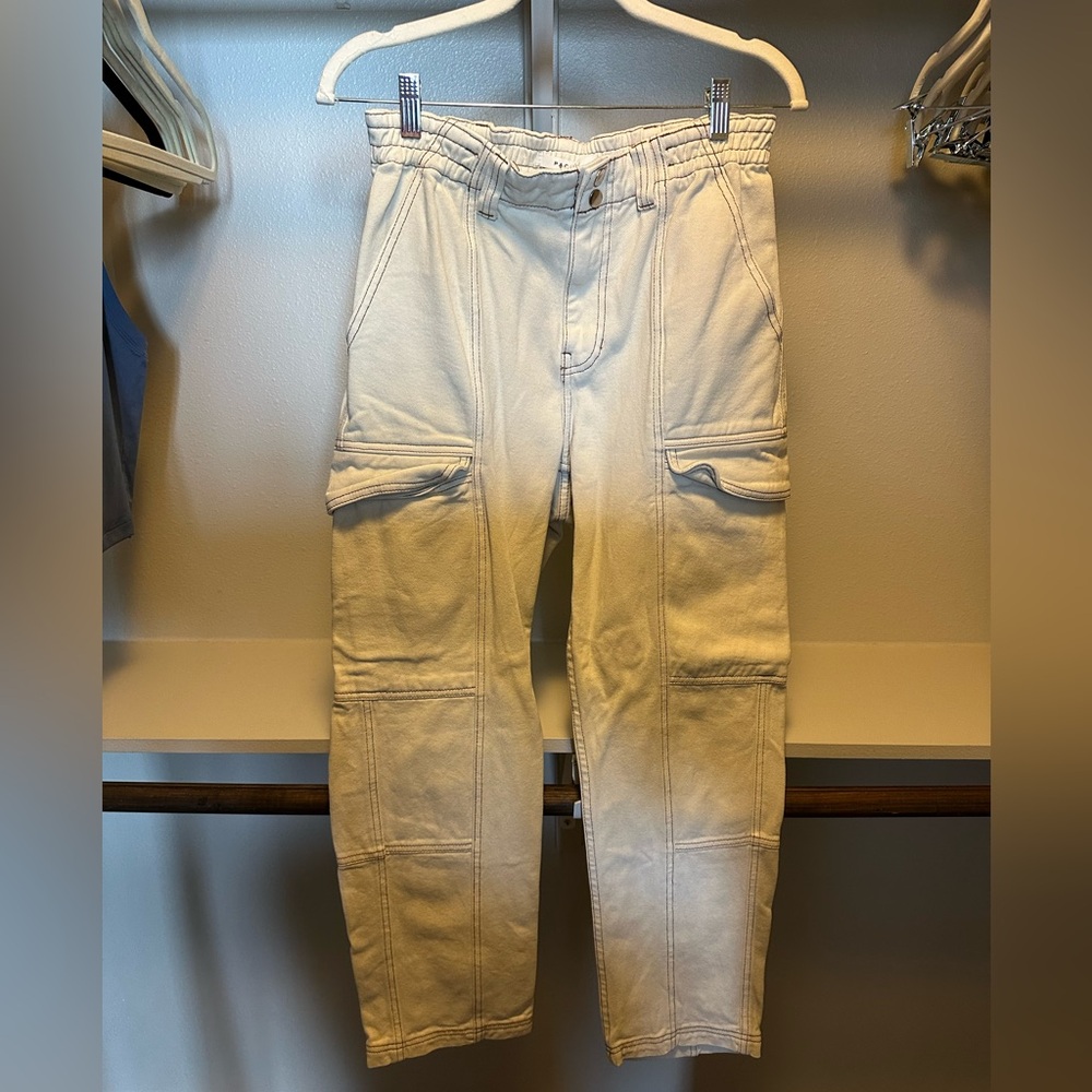 PacSun Cargo Pants (cream)